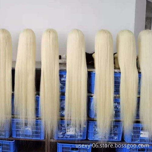Usexy HD glueless blonde human hair full lace wig,HD wig vendor 100% natural brazilian human hair full lace wigs for black women